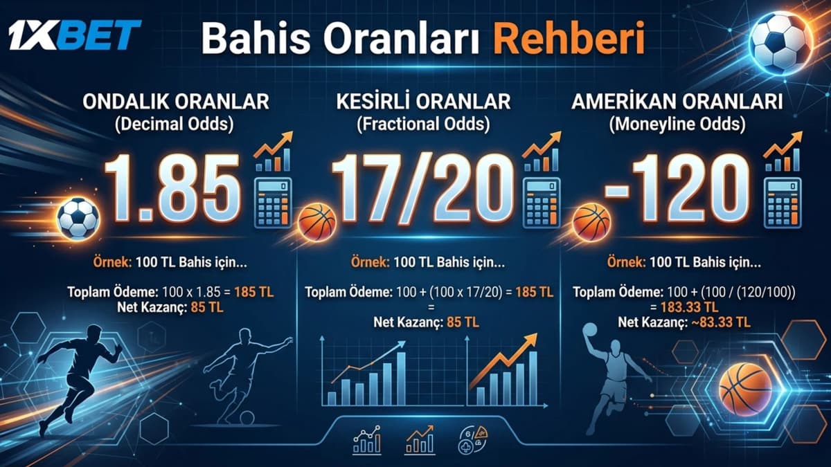 Bahis Oranları Nasıl Okunur? Decimal, Fractional ve Amerikan Format