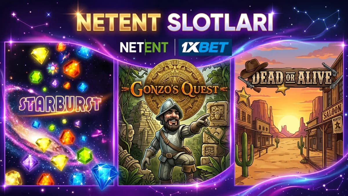 NetEnt Slotları İncelemesi: Starburst, Gonzo Quest ve Klasikler