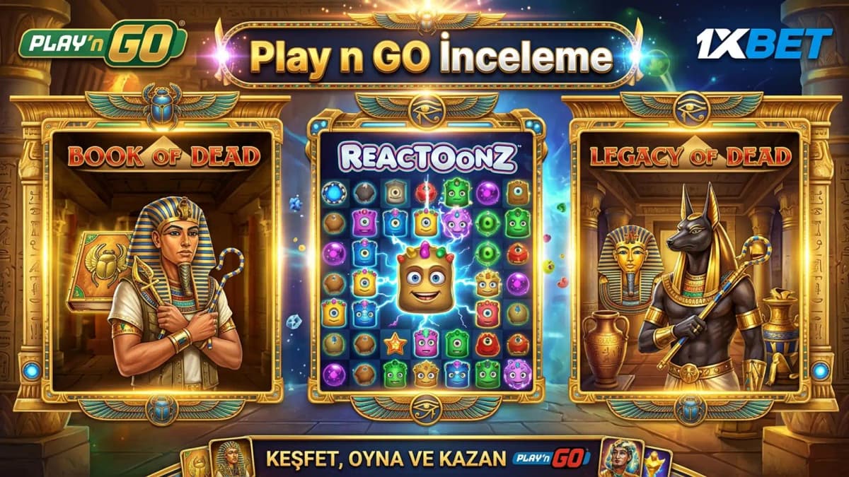 Play'n GO Slotları: Book of Dead'den Reactoonz'a Kapsamlı İnceleme