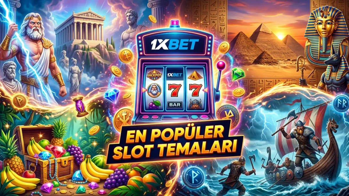 En Popüler Slot Temaları: Mitoloji, Meyve Makineleri ve Macera