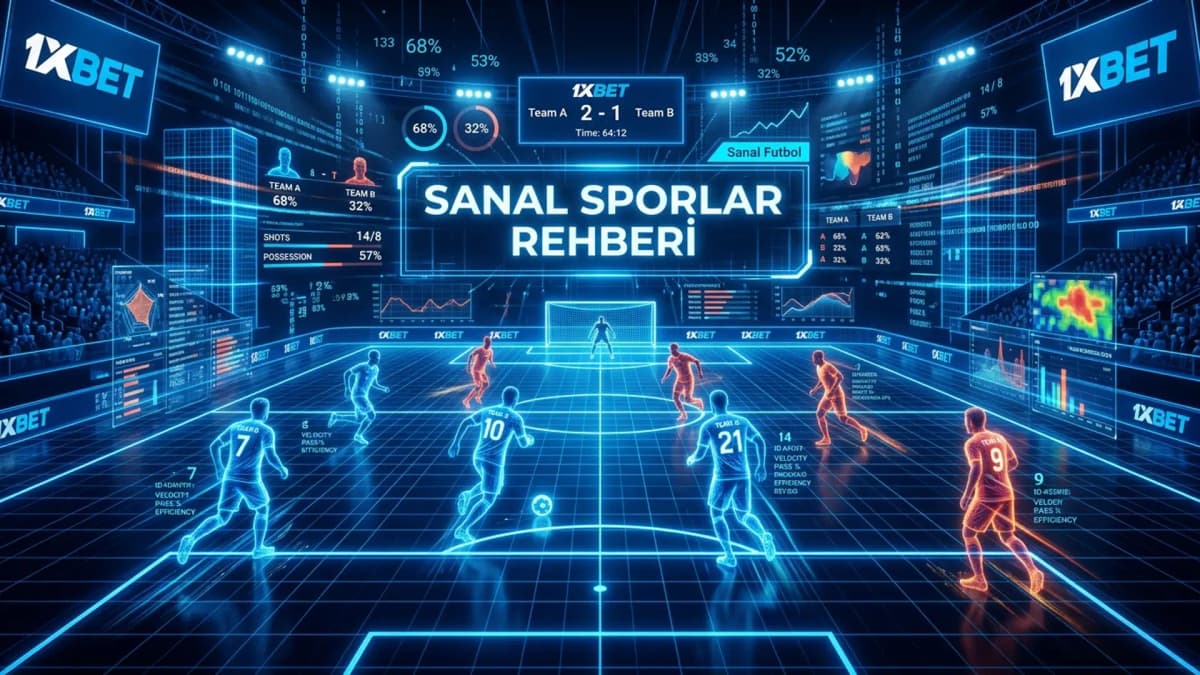 Sanal Sporlar Nedir? 1xBet Sanal Spor Bahisleri Tam Rehberi